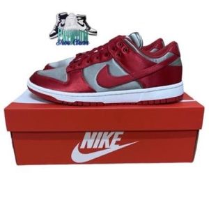 Nike Air Dunk Low Top UNLV Satin 2021 Cruise Red Grey WMNS SIZE 5